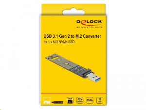 Delock M.2 NVMe PCIe -> USB 3.1 Gen 2 adapter (64069)